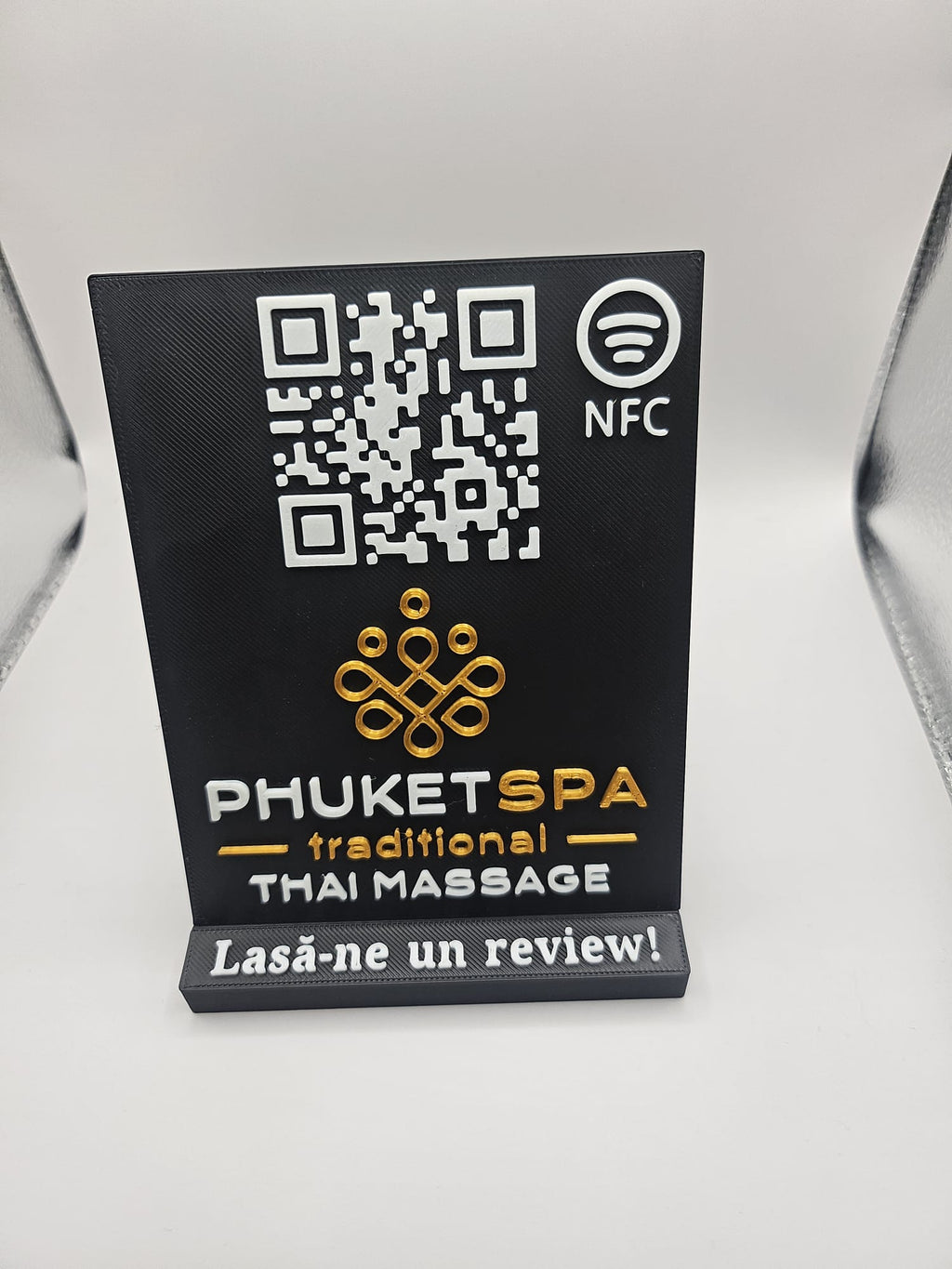 Custom Multifunctional QR & NFC Stand – Personalized for Your Business