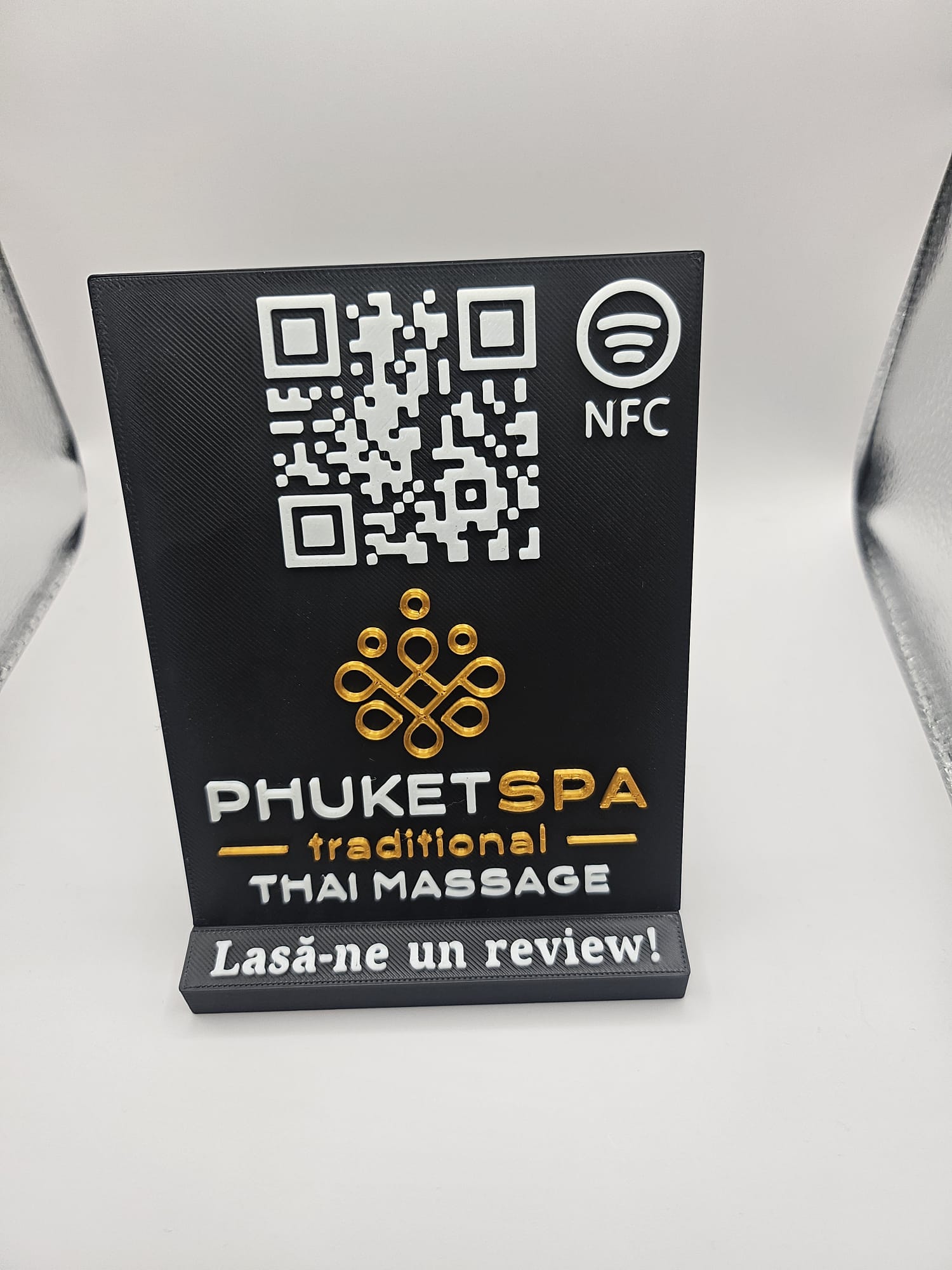 Custom Multifunctional QR & NFC Stand – Personalized for Your Business