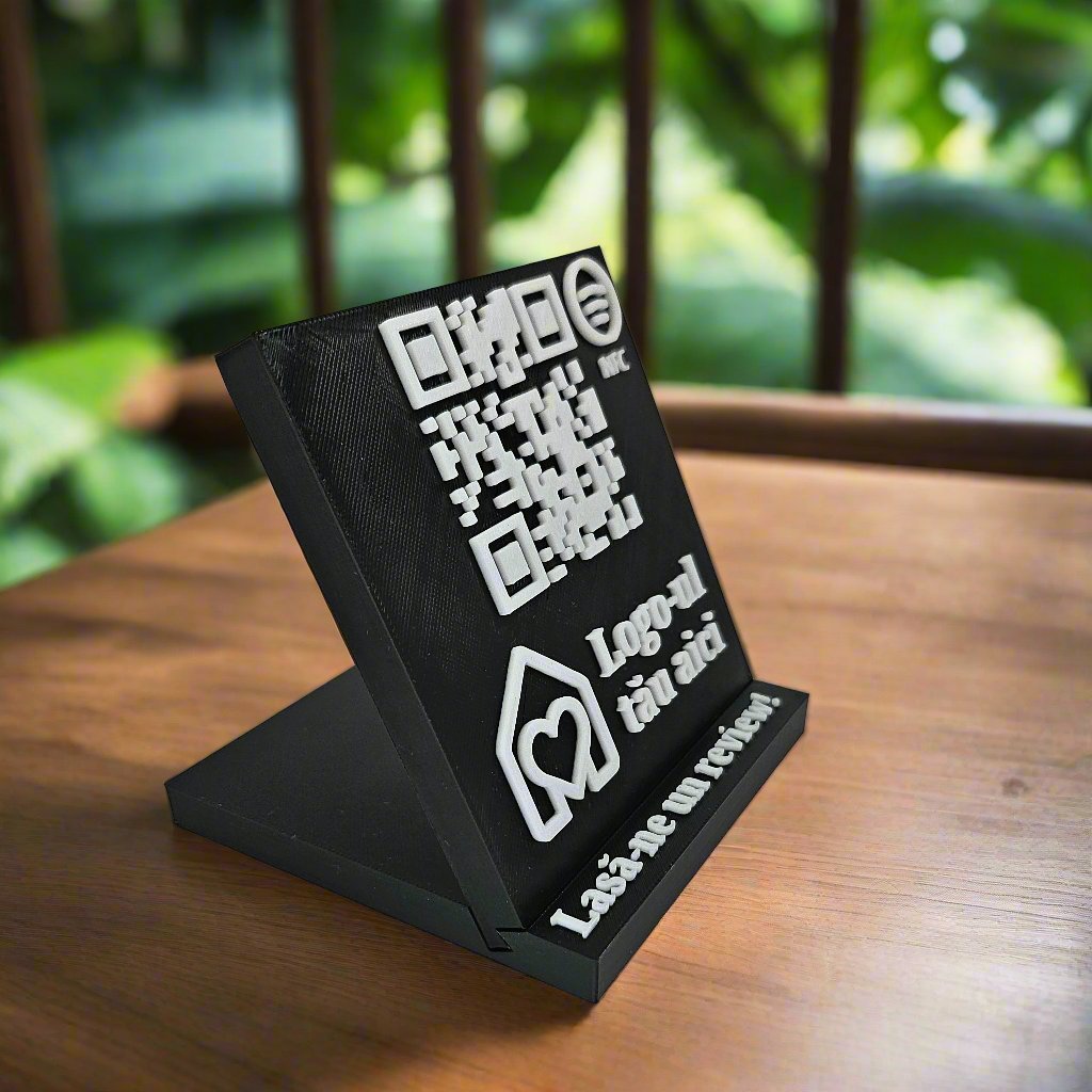 Custom Multifunctional QR & NFC Stand – Personalized for Your Business