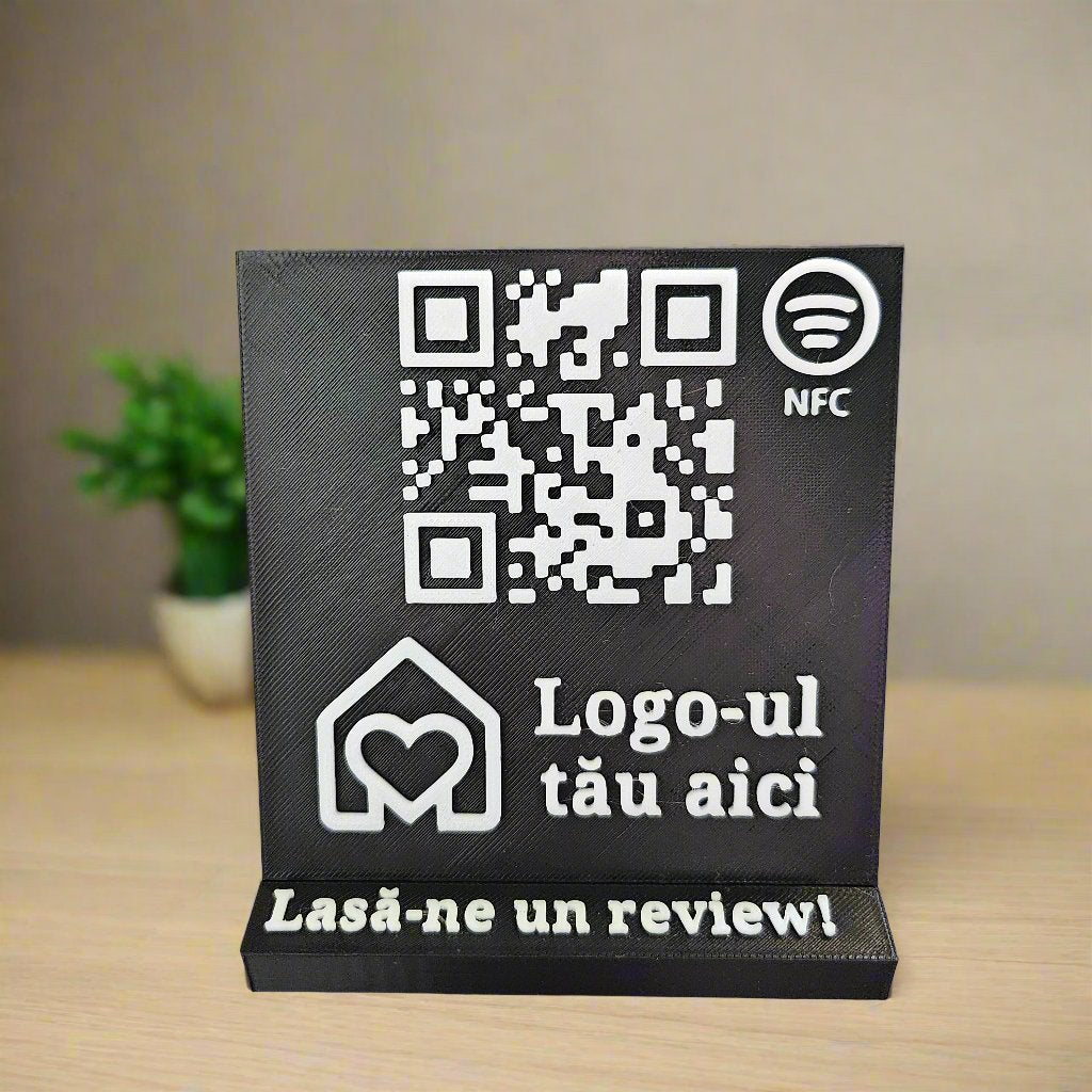 Custom Multifunctional QR & NFC Stand – Personalized for Your Business
