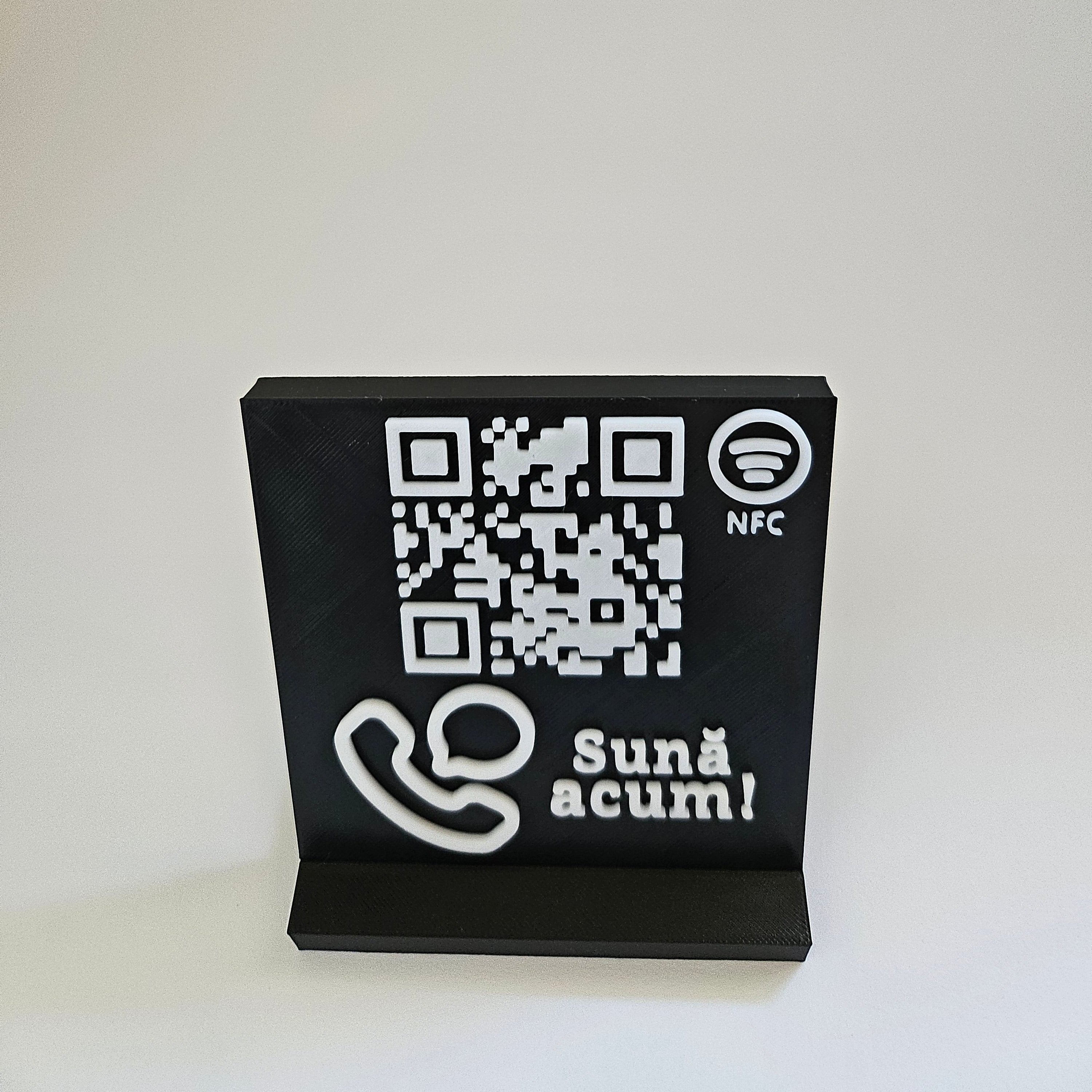 QR & NFC Stand for Direct Call – Instant Contact Access