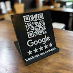 QR & NFC Stand for Google Maps Reviews