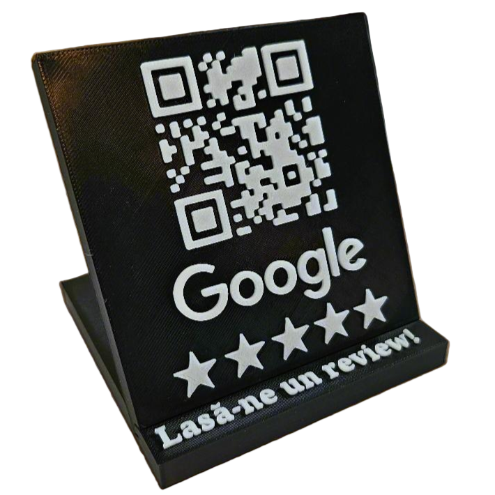 QR & NFC Stand for Google Maps Reviews