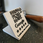 QR & NFC Stand for Google Maps Reviews