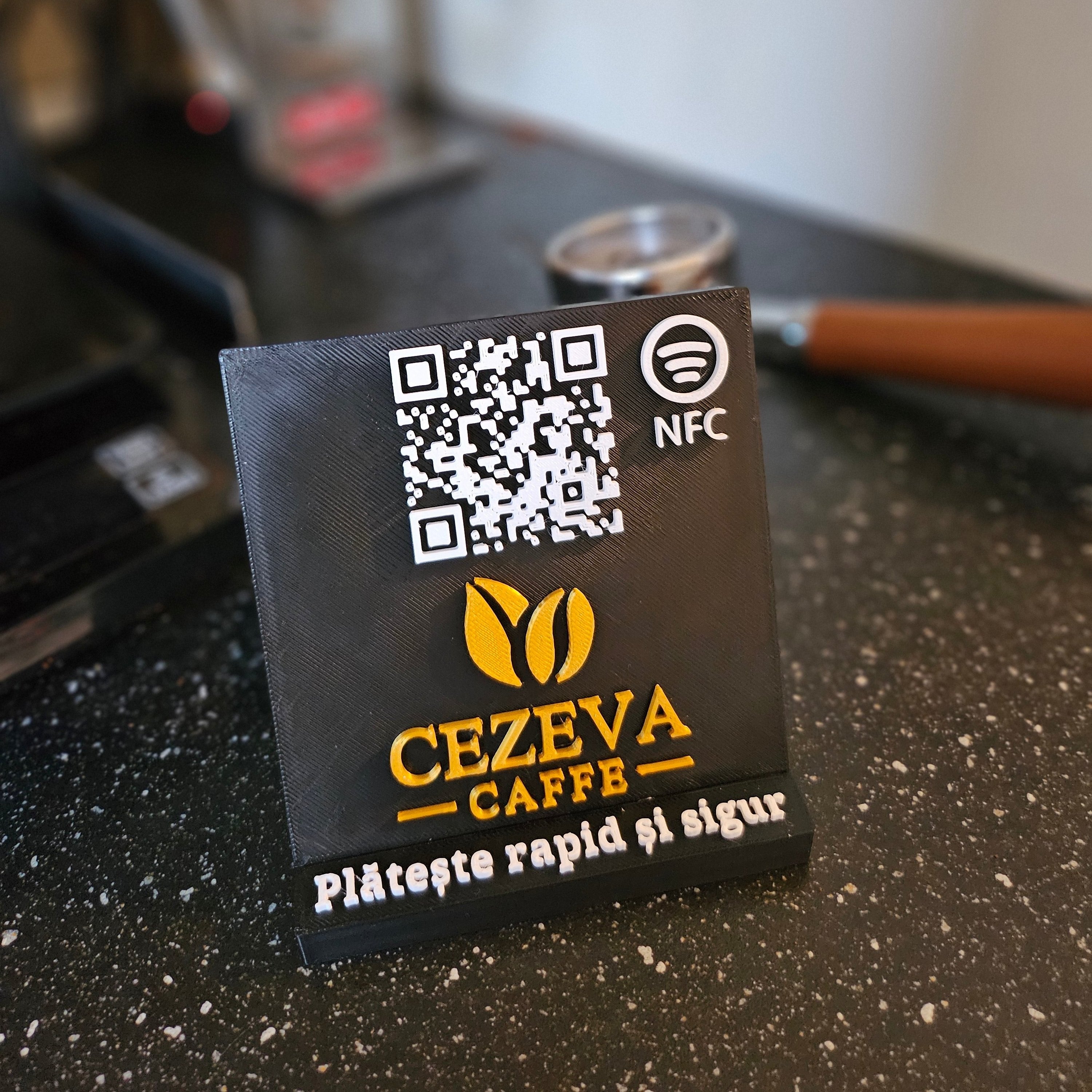 Custom Multifunctional QR & NFC Stand – Personalized for Your Business
