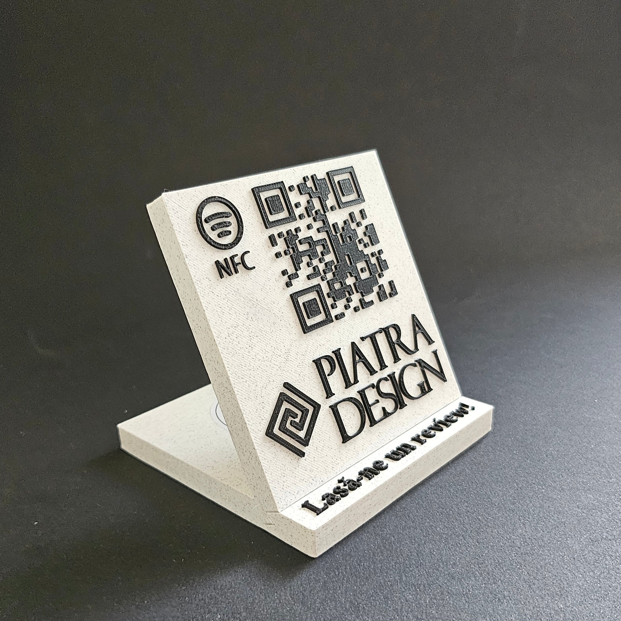 Custom Multifunctional QR & NFC Stand – Personalized for Your Business