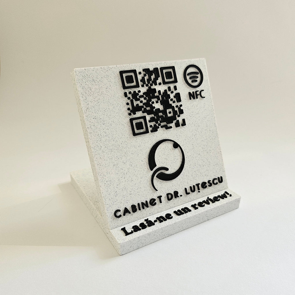 Custom Multifunctional QR & NFC Stand – Personalized for Your Business