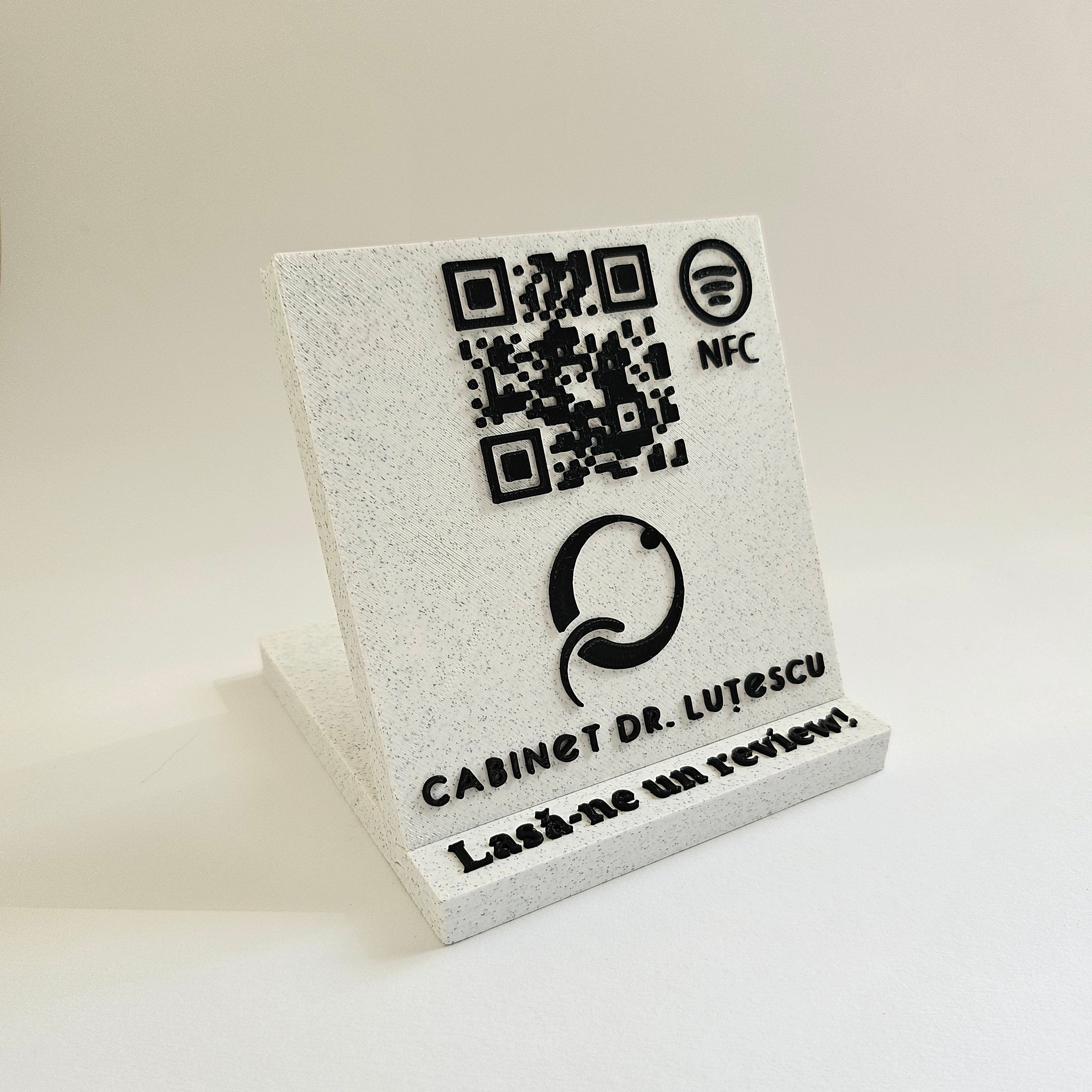 Custom Multifunctional QR & NFC Stand – Personalized for Your Business