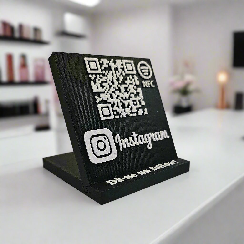 QR & NFC Stand for Instagram Page