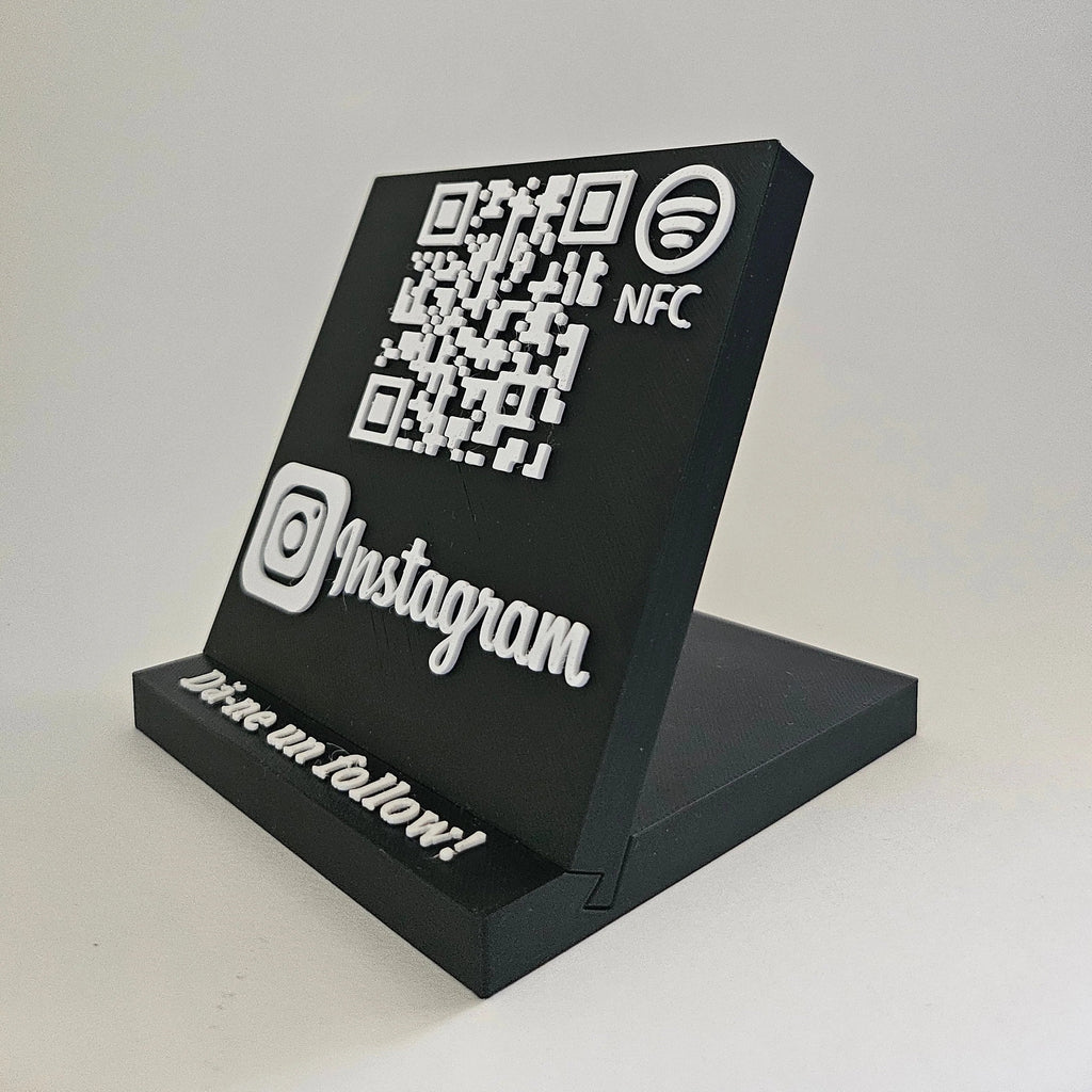 QR & NFC Stand for Instagram Page