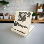 QR & NFC Stand for Instagram Page