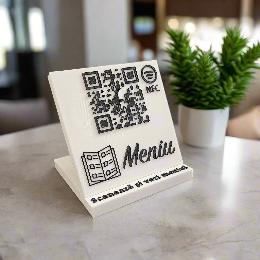 QR & NFC Stand for Restaurant Menu