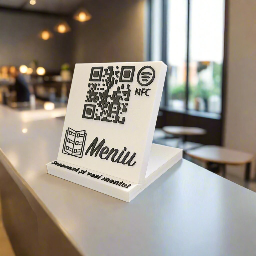 QR & NFC Stand for Restaurant Menu