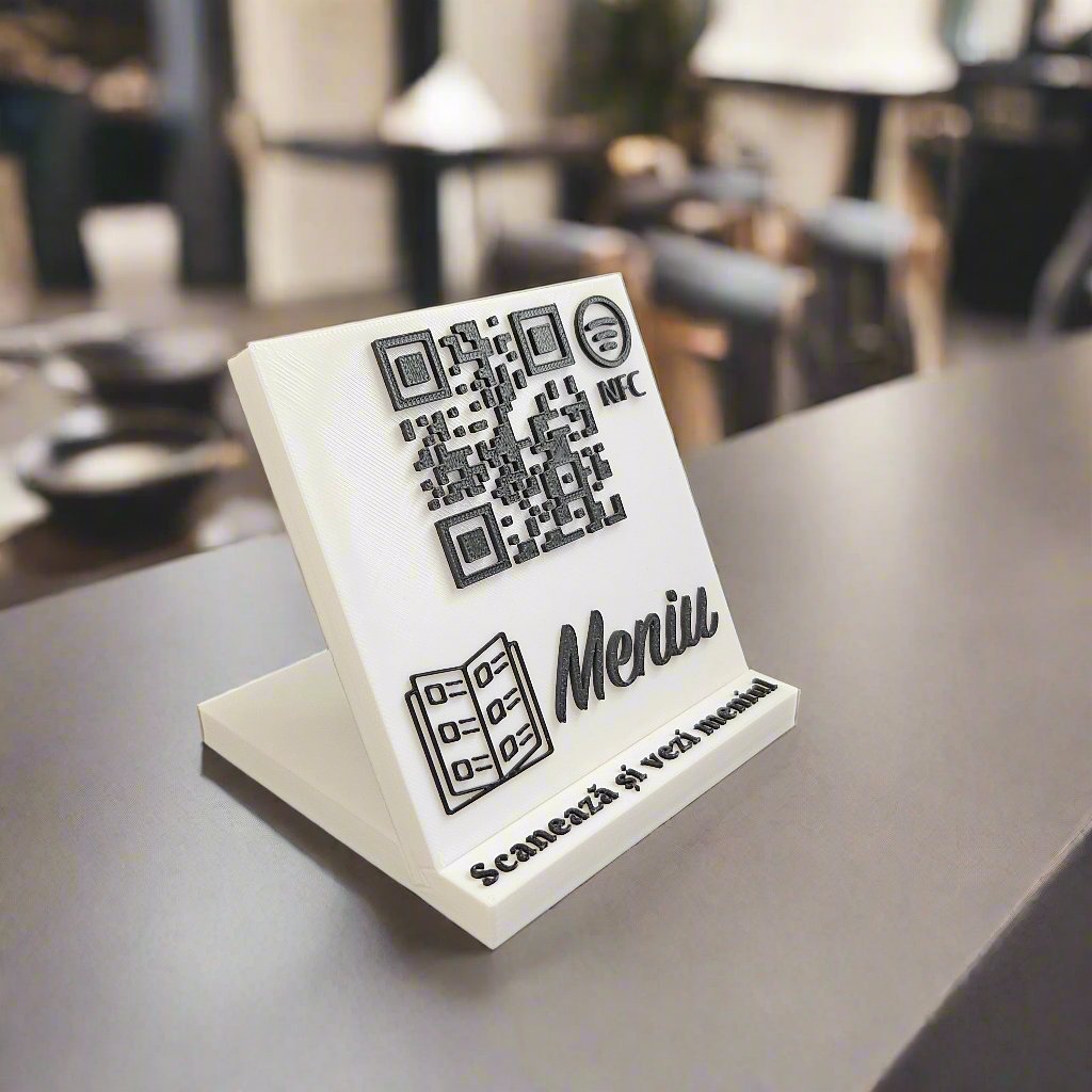 QR & NFC Stand for Restaurant Menu