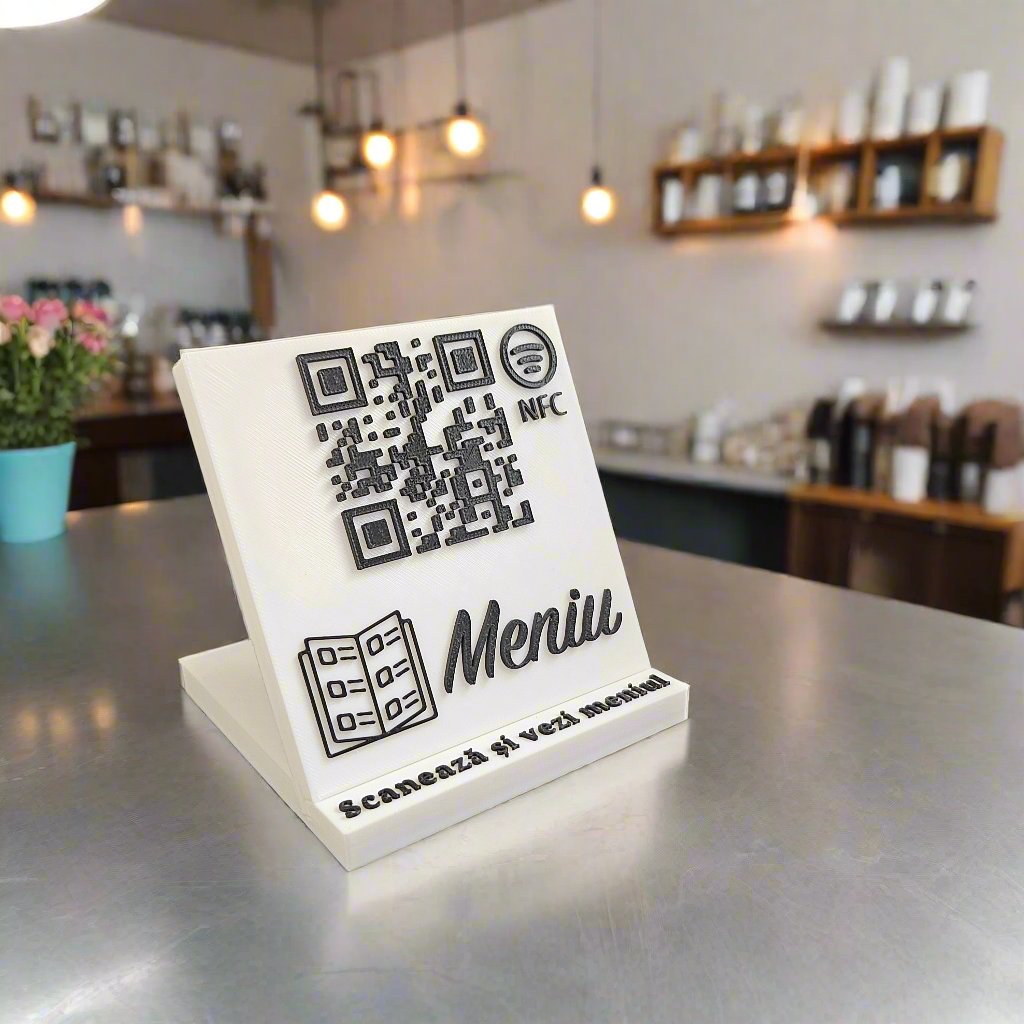 QR & NFC Stand for Restaurant Menu