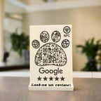 QR & NFC Stand for Google Reviews – Pet-Themed Design for Animal Businesses