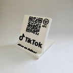 QR & NFC Stand for TikTok Profile