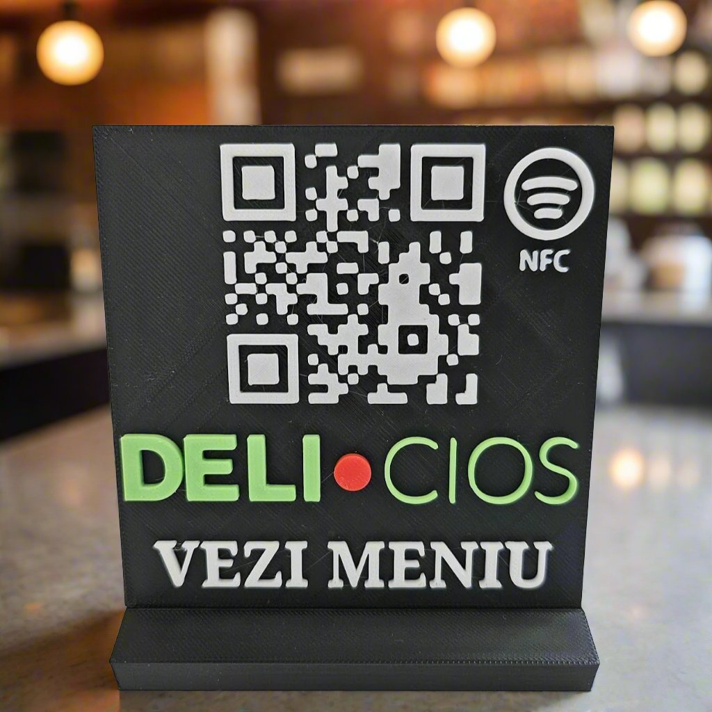 Custom Multifunctional QR & NFC Stand – Personalized for Your Business