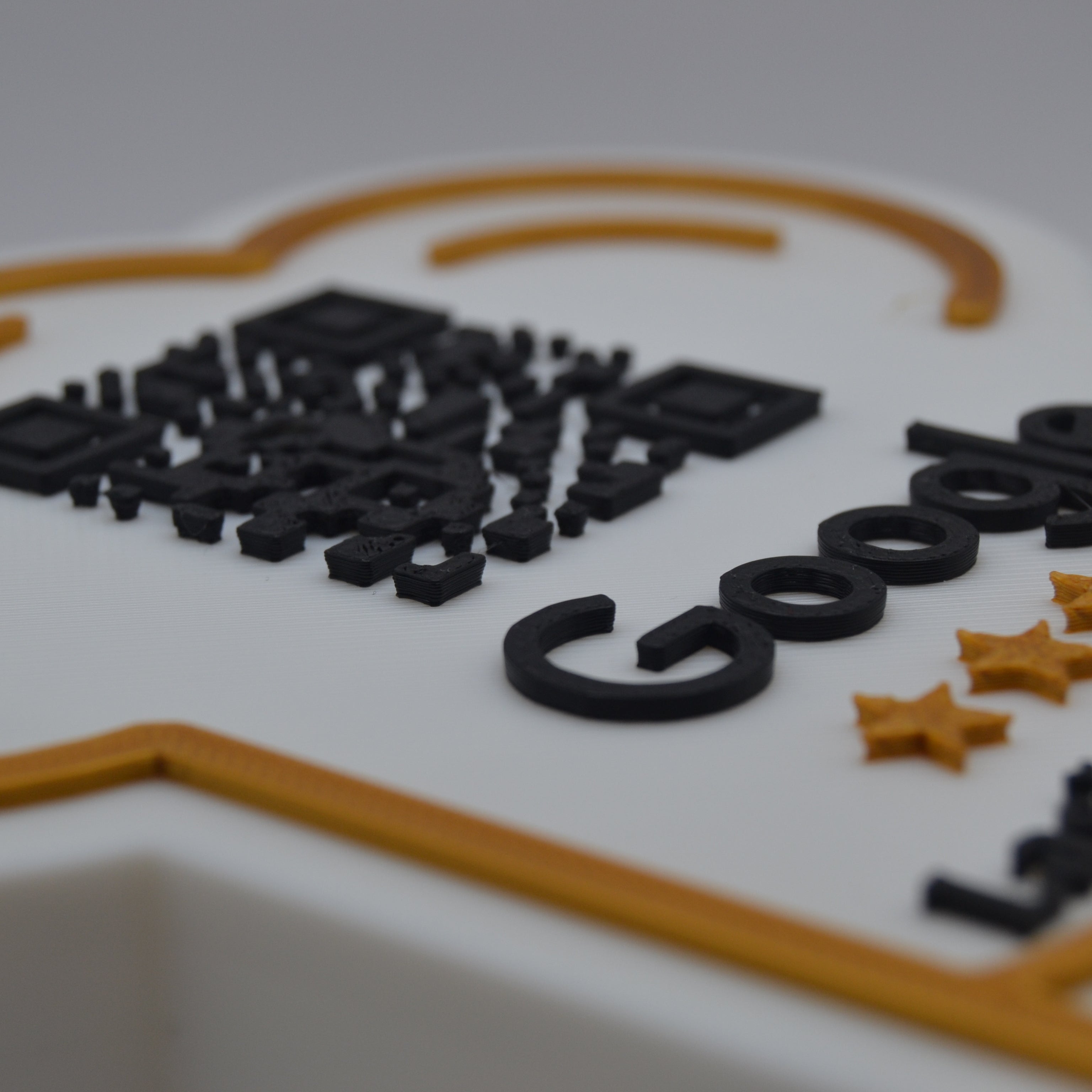 QR Stand for Google Reviews – Chef Design with Integrated NFC