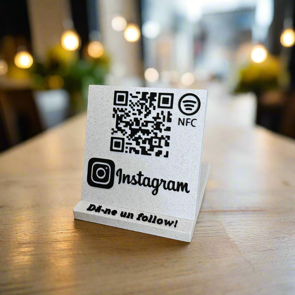 QR & NFC Stand for Instagram Page