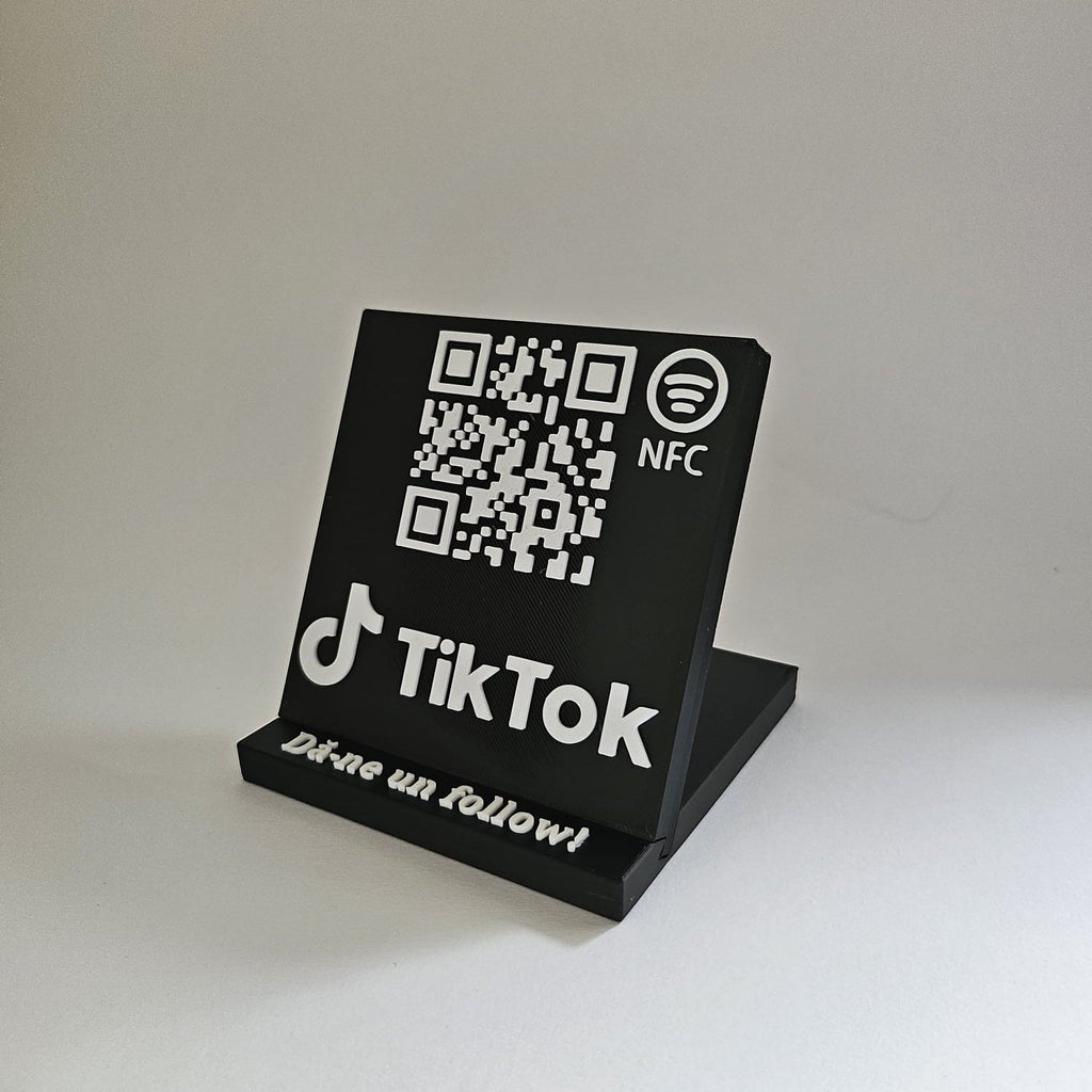 QR & NFC Stand for TikTok Profile