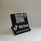 QR & NFC Stand for TikTok Profile
