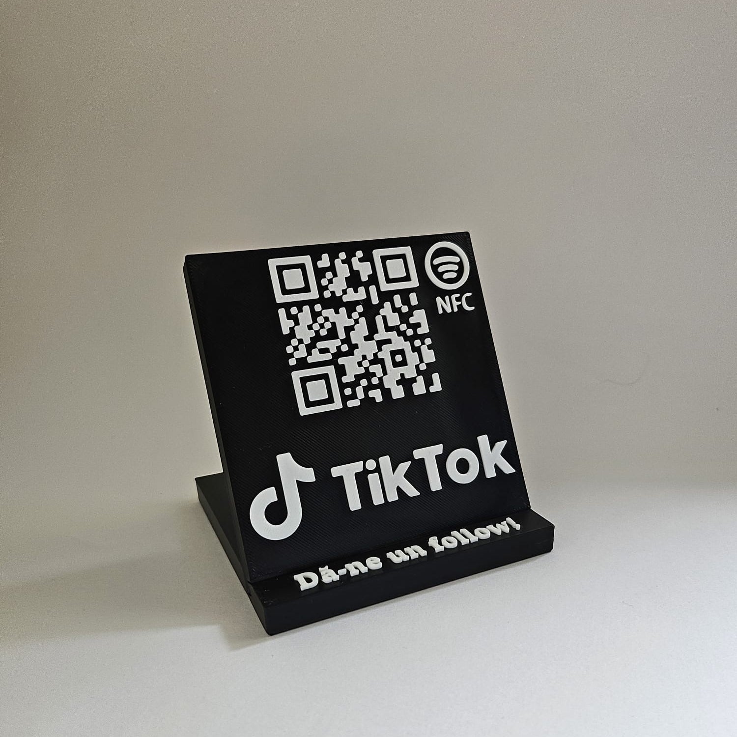 QR & NFC Stand for TikTok Profile