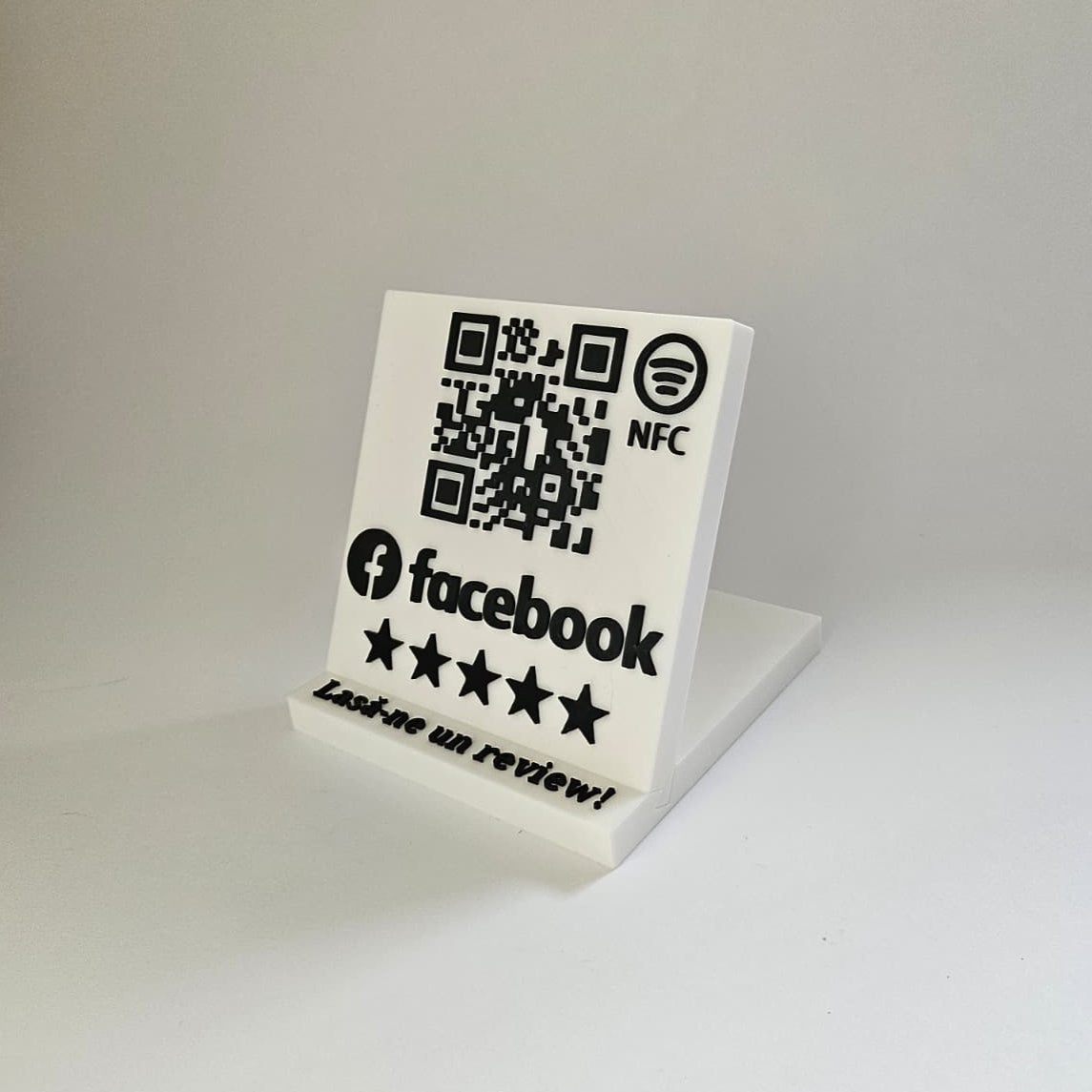 QR code & NFC Stand – Direct Link to Your Facebook Page