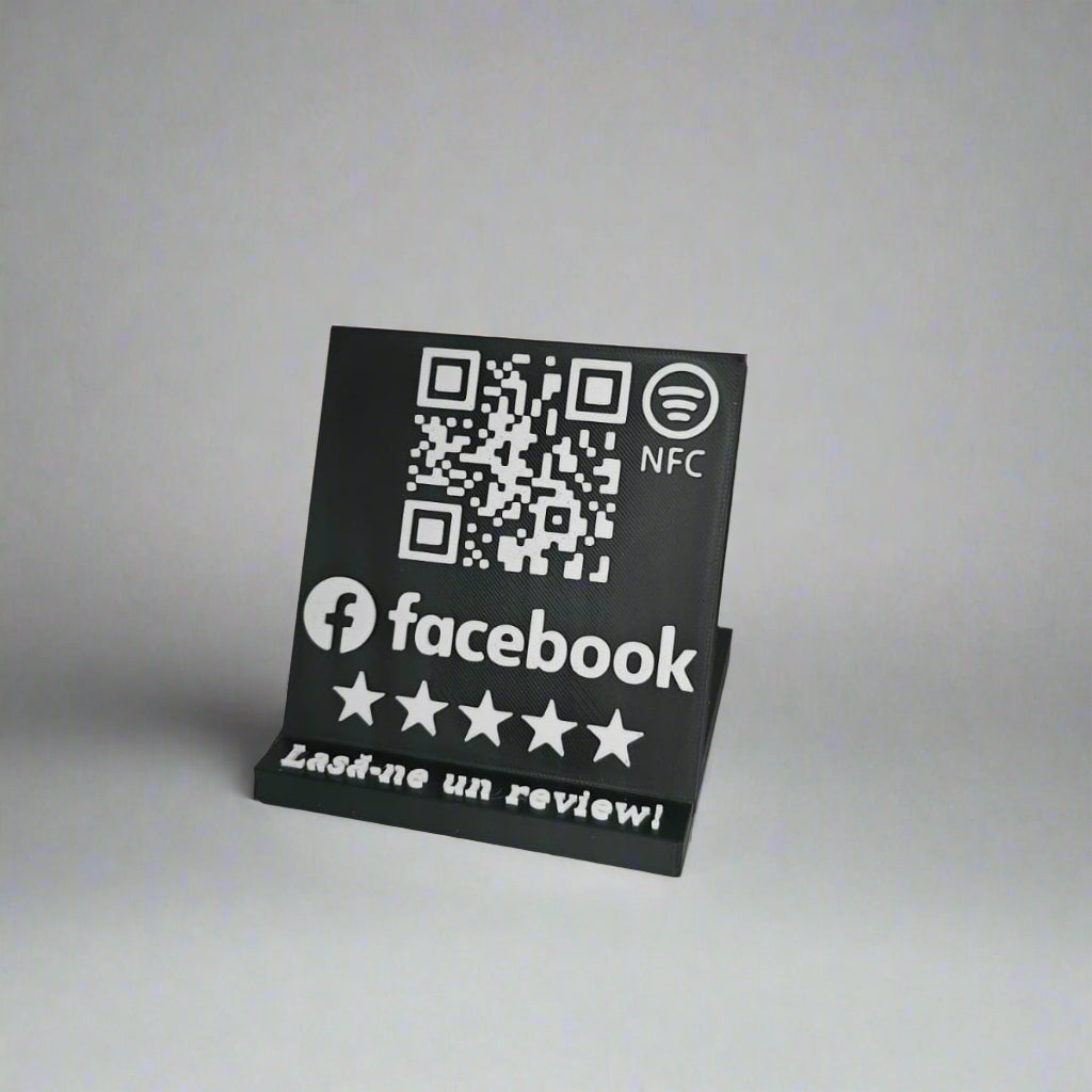 QR code & NFC Stand – Direct Link to Your Facebook Page