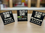 QR & NFC Stand for Google Maps Reviews