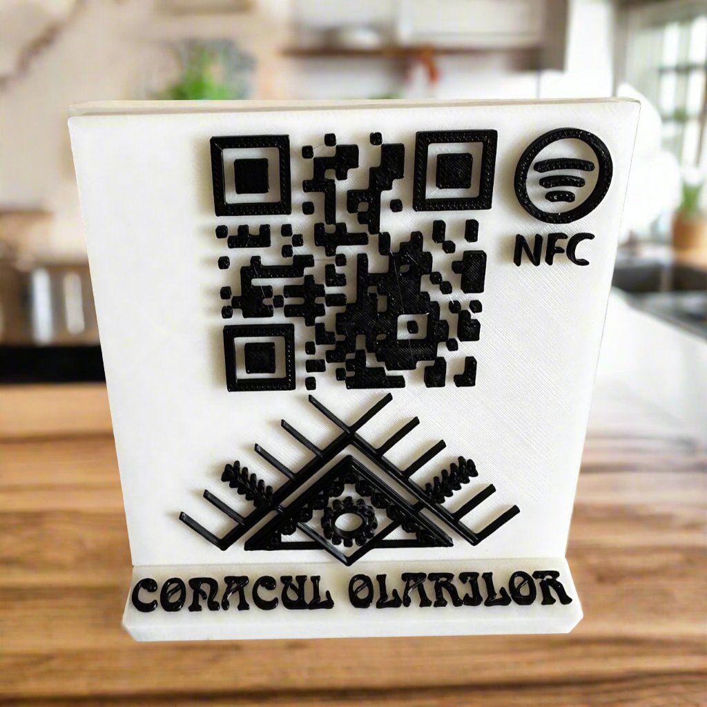 Custom Multifunctional QR & NFC Stand – Personalized for Your Business