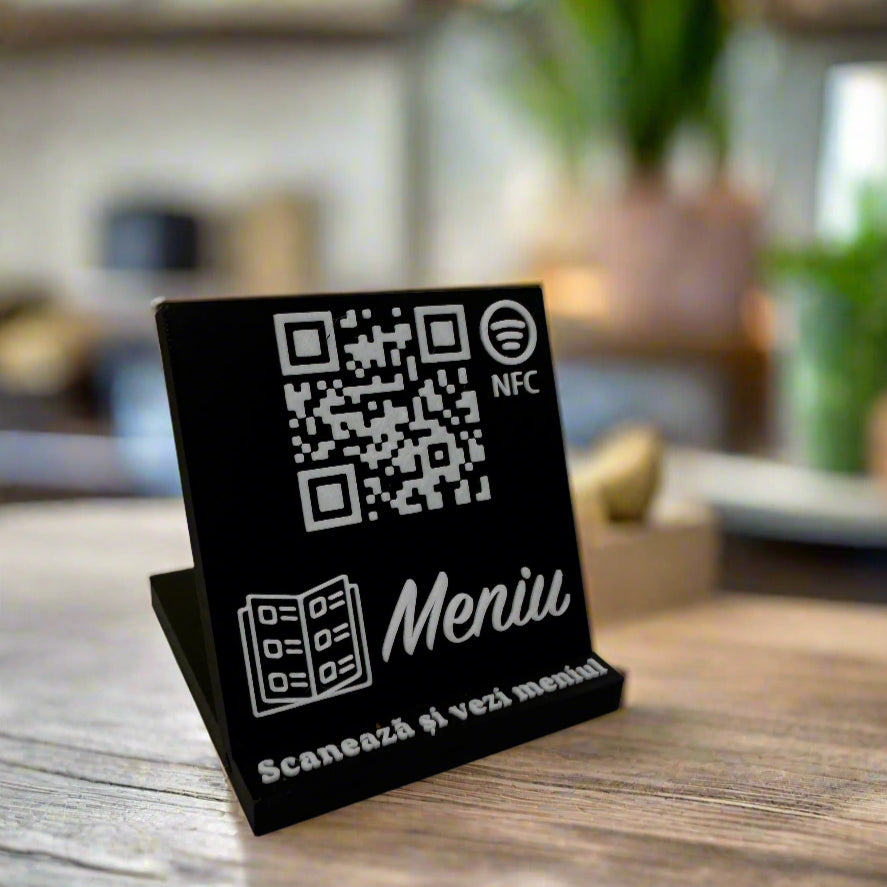 QR & NFC Stand for Restaurant Menu