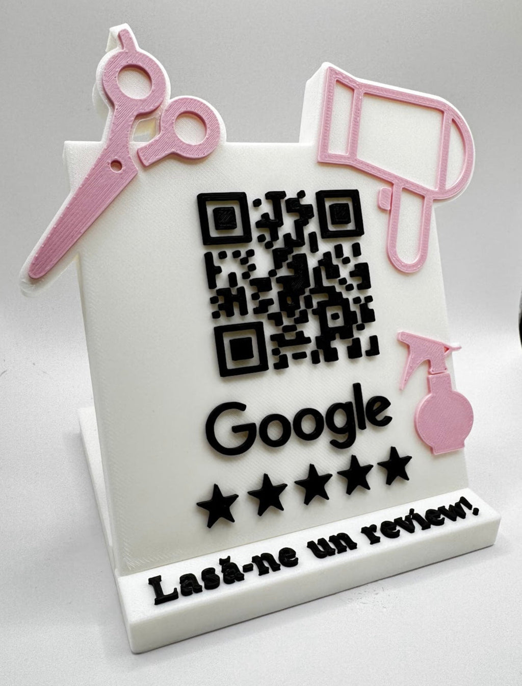 QR & NFC Stand for Google Reviews – Perfect for Salons and Barbershops