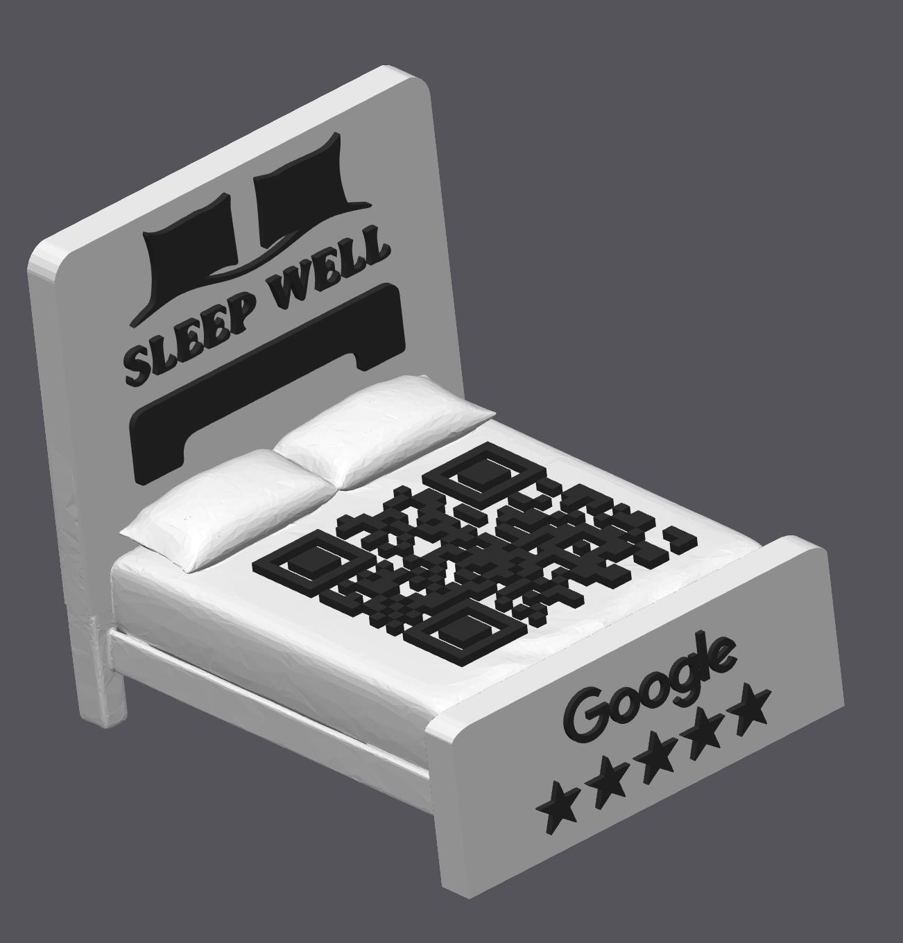 Custom Statuettes & Stands with QR and NFC — for Reviews, Website Links & Brand Promotion